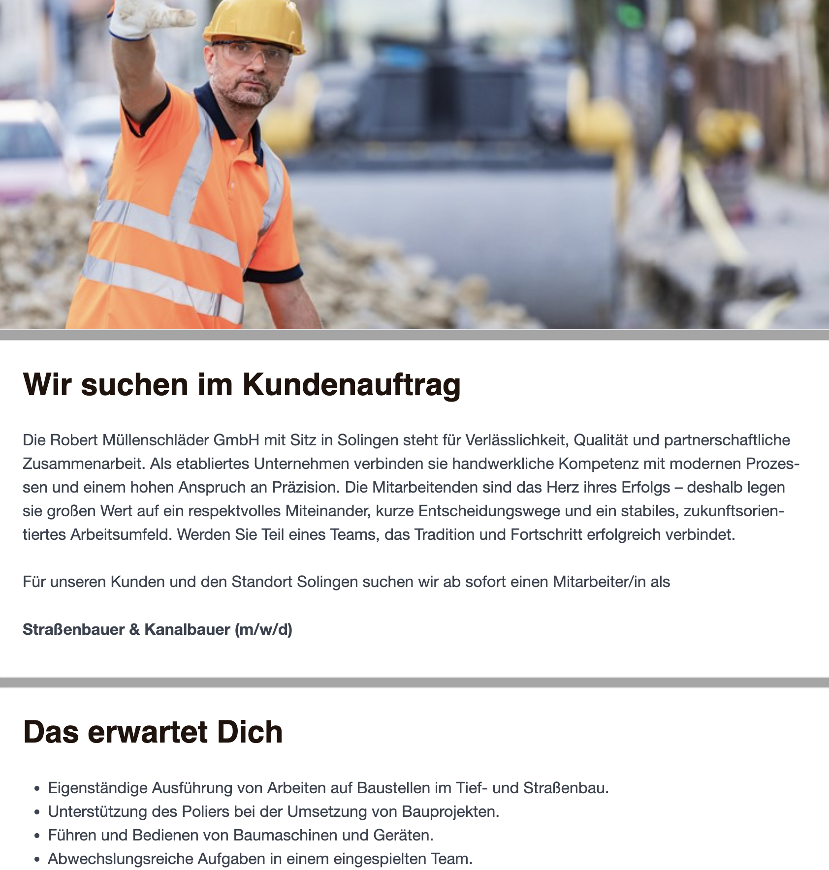 Beispiel Stellenanzeige 13