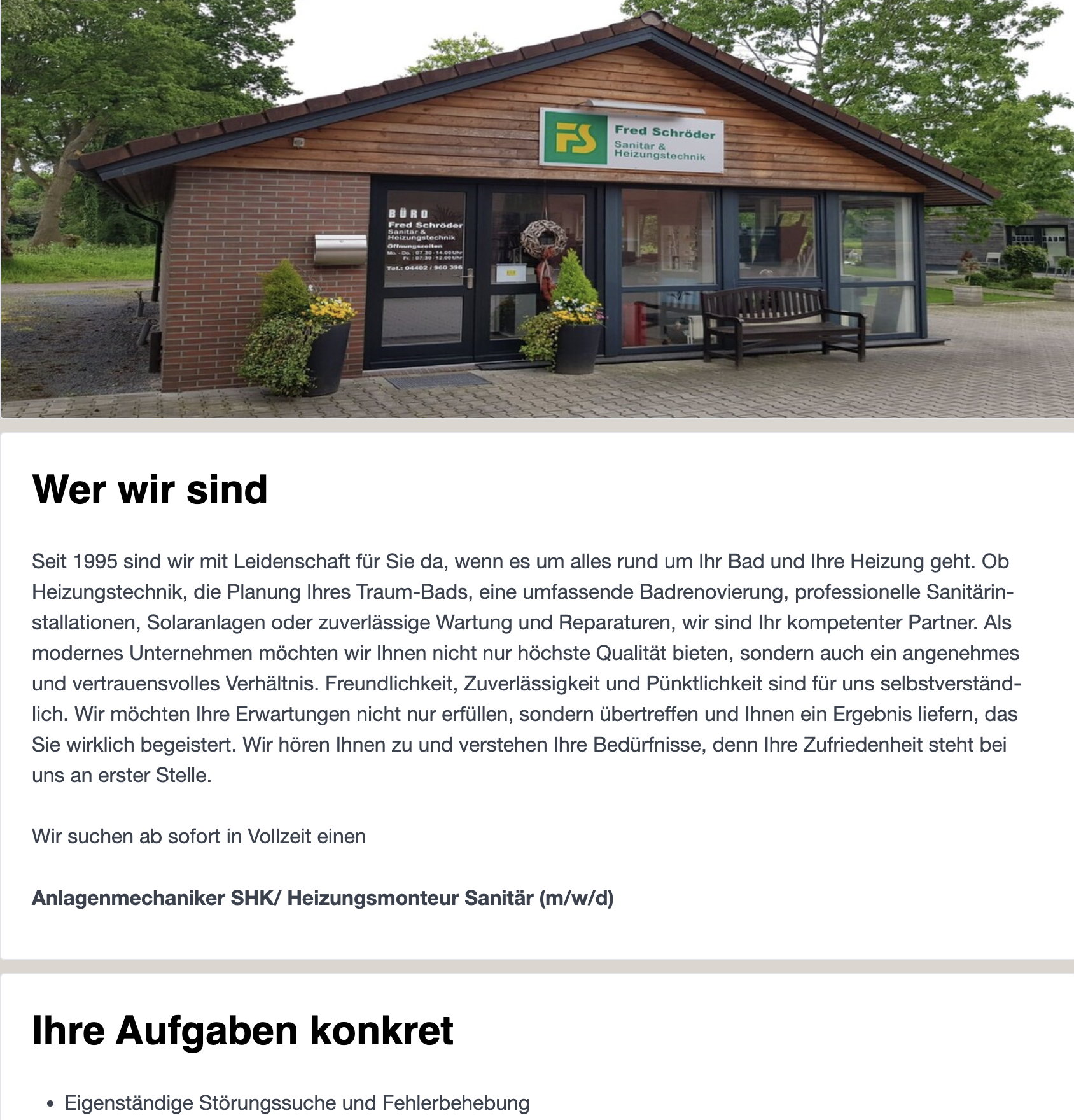 Beispiel Stellenanzeige 9